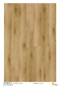 SPC Vinylböden-Designböden Click-Vinyl Planke  :  0,55 5 mm FC19018-11